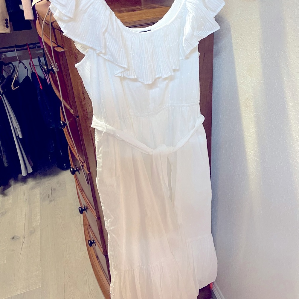 NWT White J Crew summer Midi dress